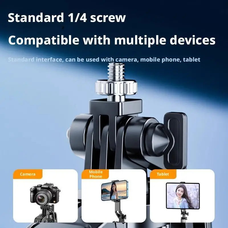 1.8m Phone Tripod and Selfie Stick  with Wireless Remote & Extendable Phone Mount Compatible with IPhone/Android