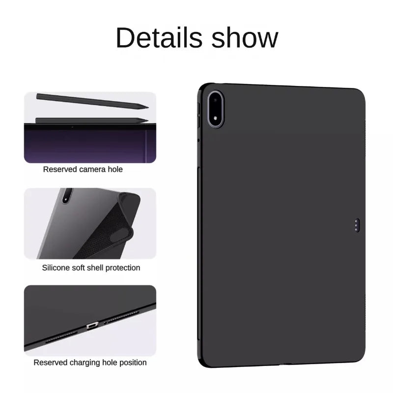 For OPPO Oneplus Pad 2 Pro 13.2 inch 2025 Silicone Case OPD2413 Anti-drop TPU Soft Tablet Cover For One Plus Pad2 Pro13.2"Funda