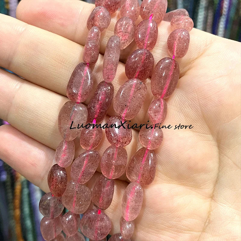 8-10mm Natural Stone Green Apatite Irregular Loose Spacer Beads for Jewelry Making Diy Earrings Bracelet Charms Accessories 15''