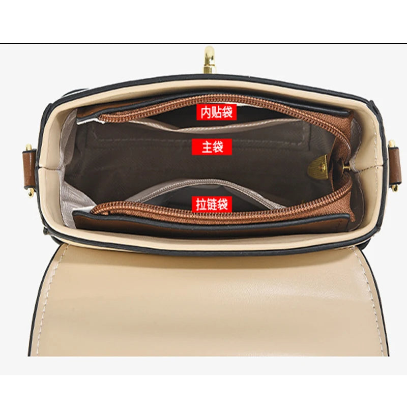 New Women's bag Female Shoulder bag Handbag for 2026 luxury designer handbag Large capacity casual handbag single shoulder bag