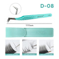 DIYDAY Anti-Slip Tweezers, High-Density Fiber Tip for Eyelash Extensions & Eyebrow, Professional Precision Beauty Tools