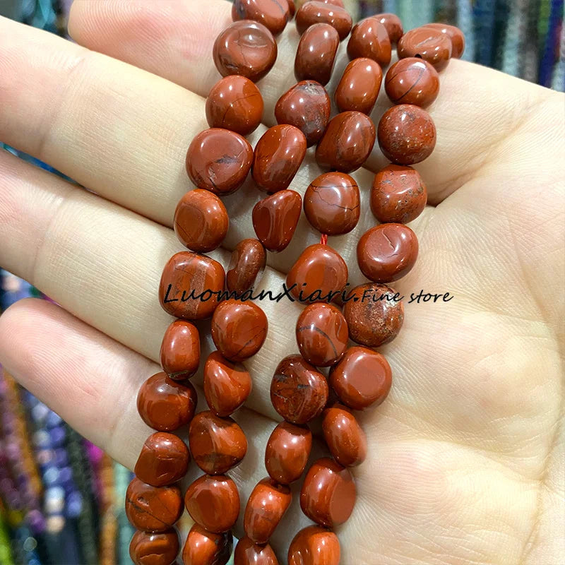 8-10mm Natural Stone Green Apatite Irregular Loose Spacer Beads for Jewelry Making Diy Earrings Bracelet Charms Accessories 15''