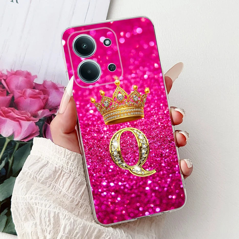 For Xiaomi Redmi 15C 4G Case New Luxury Letters Cover Soft Slim Phone Case For Xiaomi Poco C85 C 85 Redmi15C 4G Back Cover Coque
