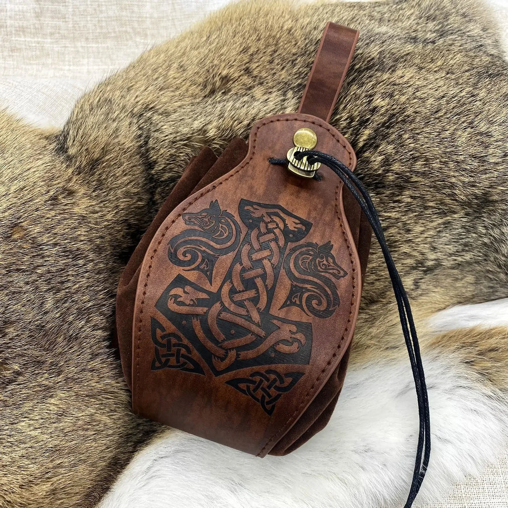 1pc Halloween Christmas Medieval Knight Waist Pouch Renaissance Belt Set Viking Warrior Cosplay Costume
