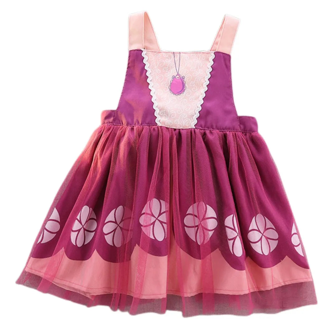 Children's Aprons Baby Painting Overalls Covers Baby Girls Waterproof Eating Bibs Cute Princess Design Kids Colorful Bibs Aprons