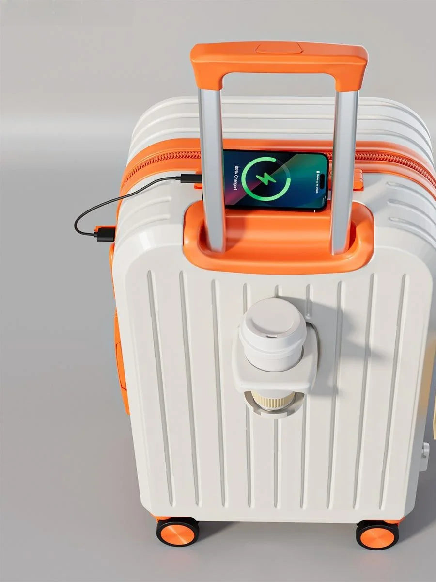 New 2026 20-Inch Foldable Travel Suitcase with Combination Lock Silent Universal Wheels Boarding Carry-On Bag Leisure Style
