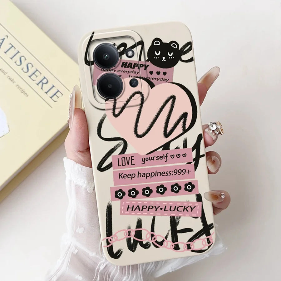 For Xiaomi Redmi 15C 5G Case 15C 4G Europe Cartoons Painted Proective Cover Soft Silicone Phone Case For Redmi15C 15 C Fundas