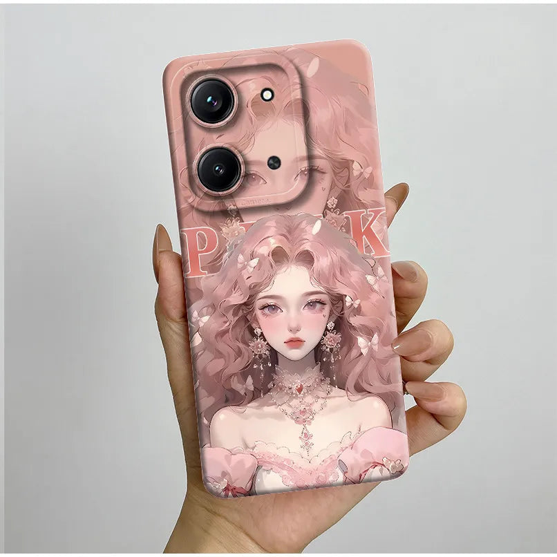 Case For Xiaomi Redmi 15C (171mm) Aesthetic Butterfly Flowers Drop-Resistant Silicone Cover For Xiaomi Poco C85 redmi 15 c Capa