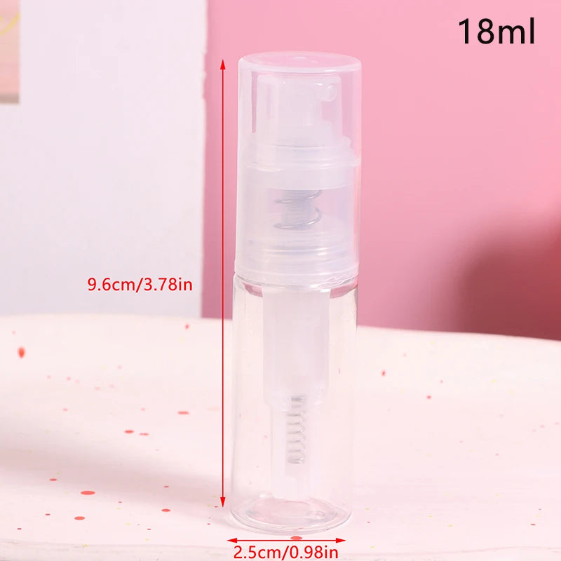 8/10/14/18/25ml Dry Powder Spray Bottle Refillable Atomizer Baby Powder Dispenser Detachable Plastic Makeup Cosmetics Sprayer