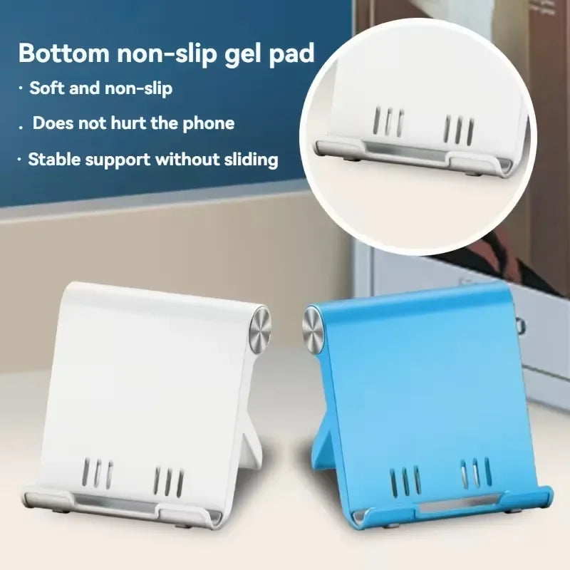 Holder Desktop Phone Stand Adjustable Phone Portable Foldable Desktop Phone Support Universal Cell Phone Stand For Differ Home