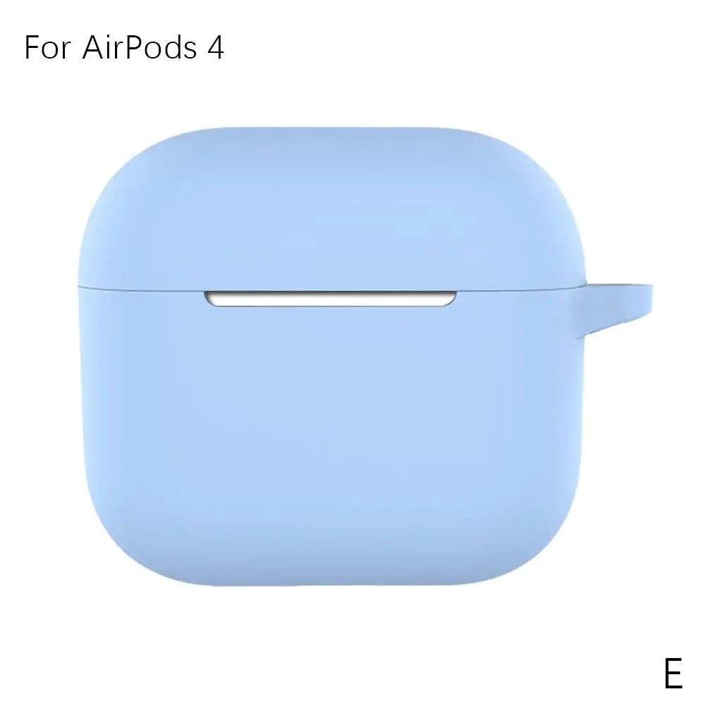 For AirPods 4 Silicone Protective Case Colorful Anti-fall Anti Scratch Earphone Protector Headphone Accessories