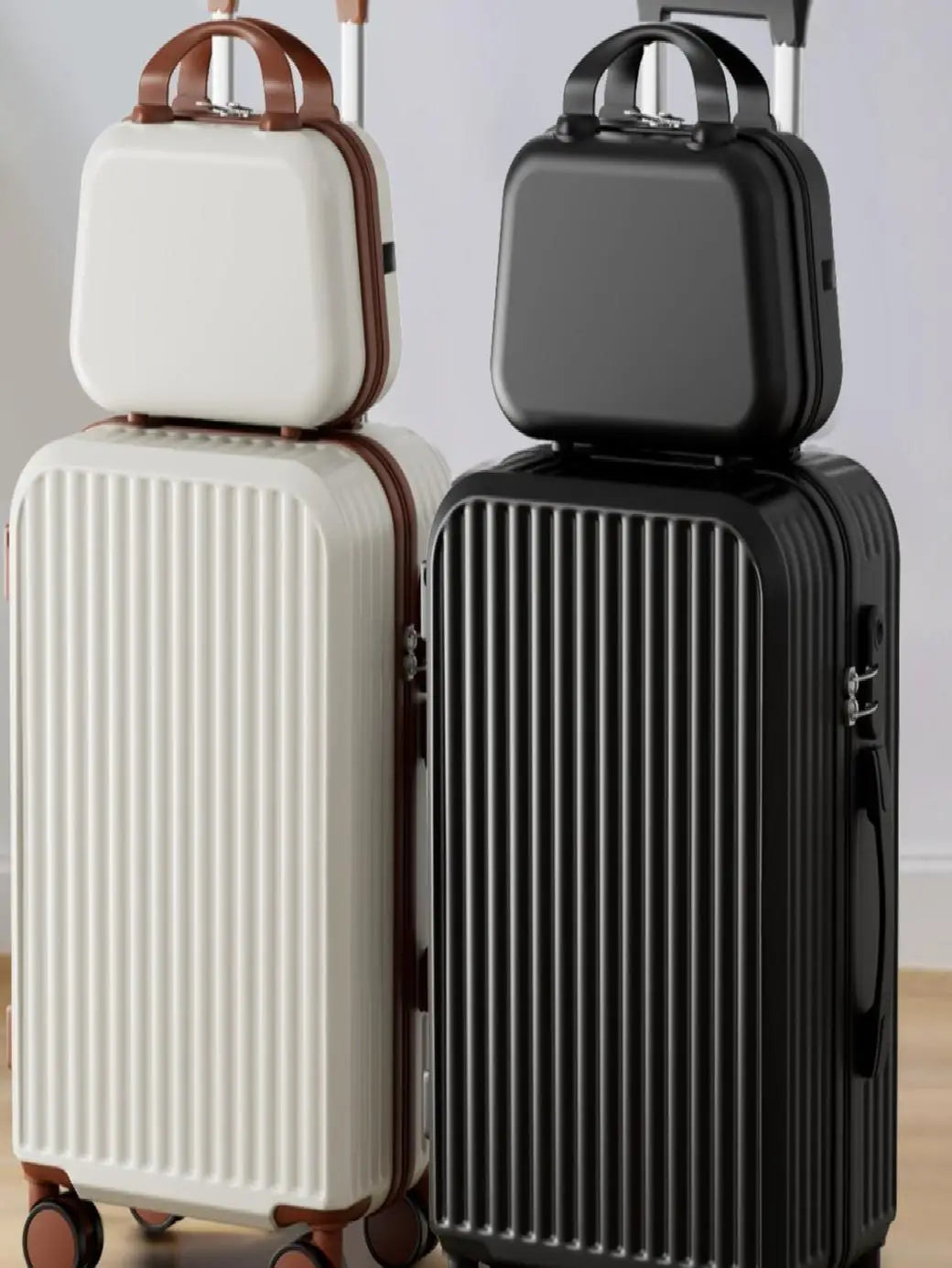 Thickened Durable Luggage Casual Travel Style ABS Material with Silent Universal Wheels High Aesthetic Value Korean Version