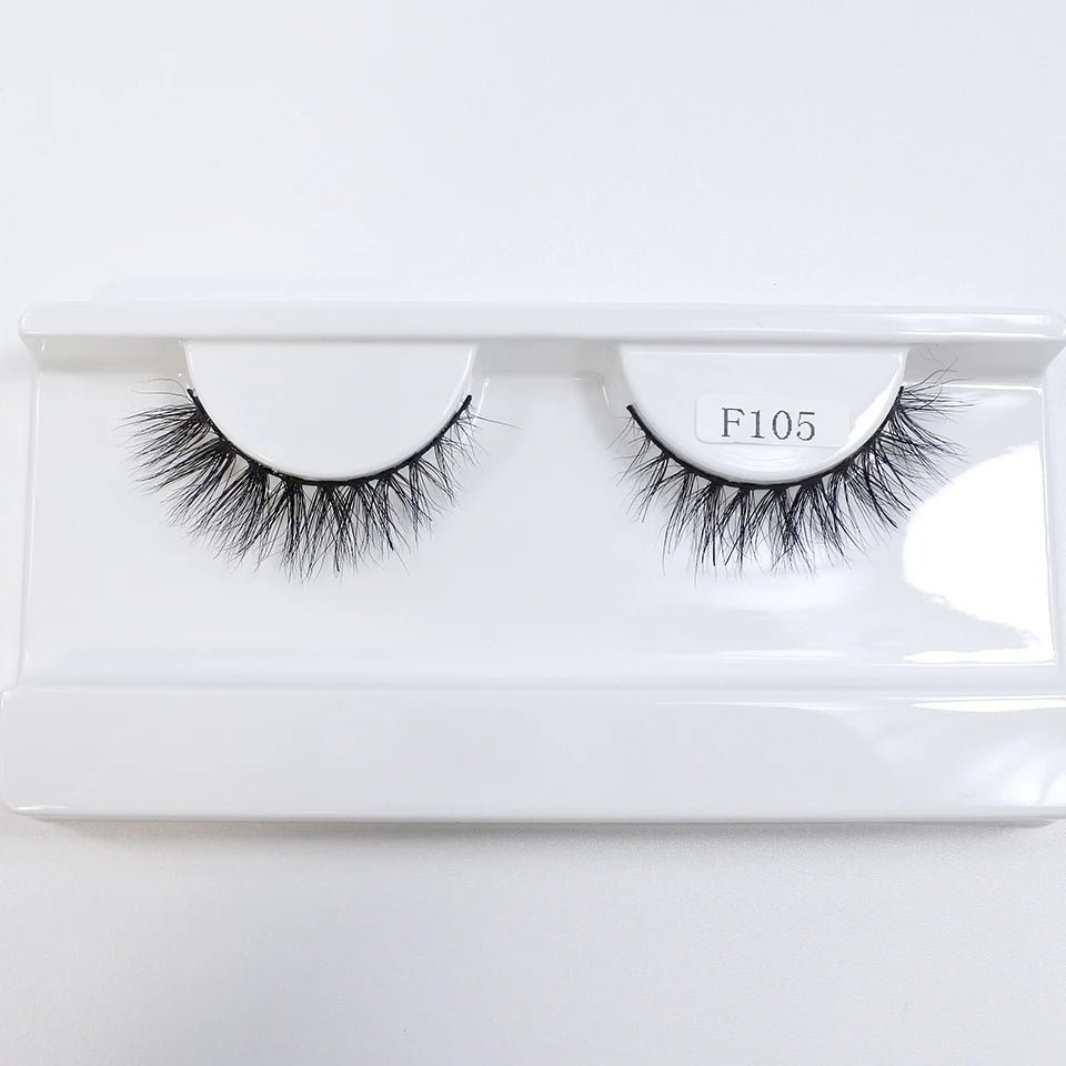 8mm-12mm Natural Mink Lashes New Arrival Short Wispy 3d Mink Eyelashes Wholesale Makeup & Beauty Cat Eye Lashes