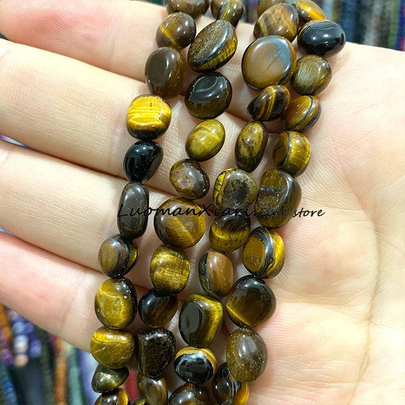 8-10mm Natural Stone Green Apatite Irregular Loose Spacer Beads for Jewelry Making Diy Earrings Bracelet Charms Accessories 15''