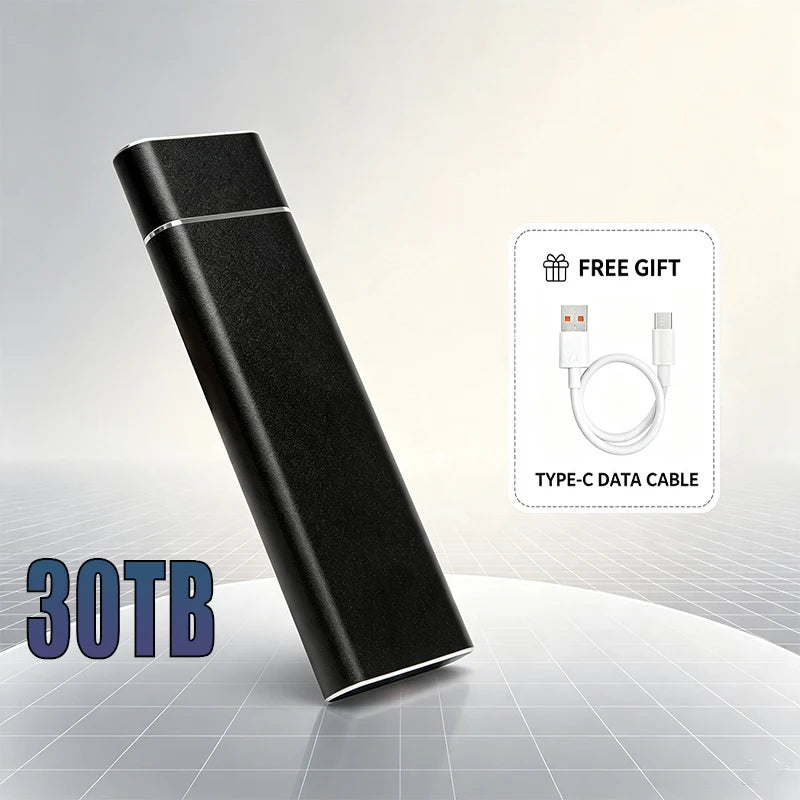 High Speed 520MB/s  Portable SSD USB3.1 Type-C External Solid State Drive for Desktop Laptop MacBook Large Capacity Storage