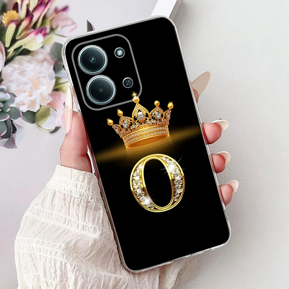 For Xiaomi Redmi 15C 4G Case New Luxury Letters Cover Soft Slim Phone Case For Xiaomi Poco C85 C 85 Redmi15C 4G Back Cover Coque