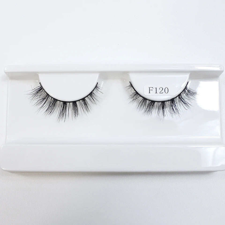 8mm-12mm Natural Mink Lashes New Arrival Short Wispy 3d Mink Eyelashes Wholesale Makeup & Beauty Cat Eye Lashes