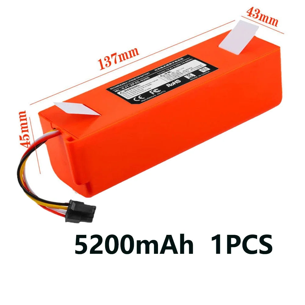 14.4V 12800mAh Replacement Battery For Roborock S6 S7 MaxV Q5 Q7 MAX Robot Vacuum Cleaner Accessories Parts Original👊👊👊