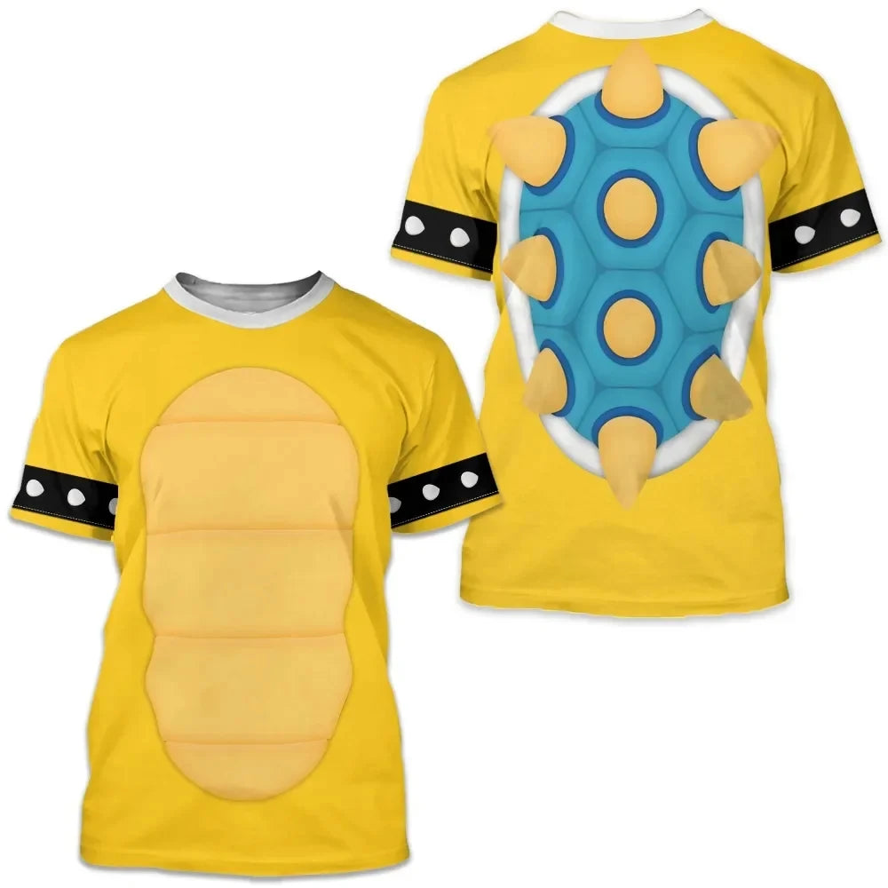 2026 Cartoon 3D Printed T-shirt Harajuku Men's and Women's Casual Tops Cosplay Costume For Kids Boys Gifts Tee Tops Clothes