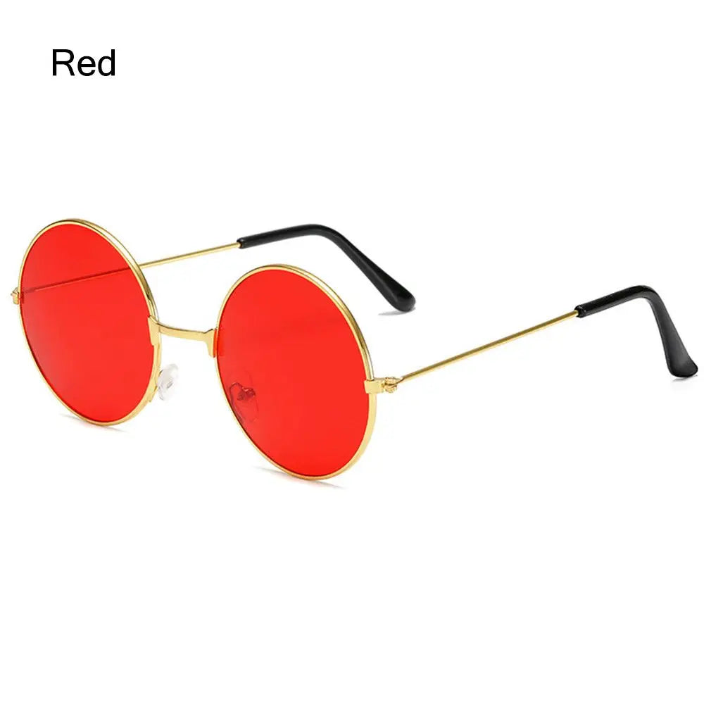 1PC Retro Vintage Round Sunglasses Luxury Metal Frame Fashion Outdoor UV400 Protection Glasses Men Women Driving Fishing Eyewear