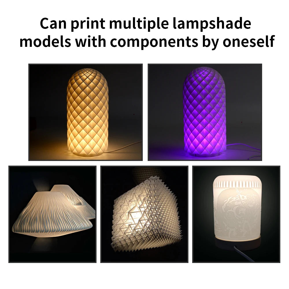DIY Model LED Light For Bambu Lab RGB Lamp Kit 001 Warm White DC 5V 3W RGB For Bambu Lab 3D Printer Parts Bambu Lab With Remote