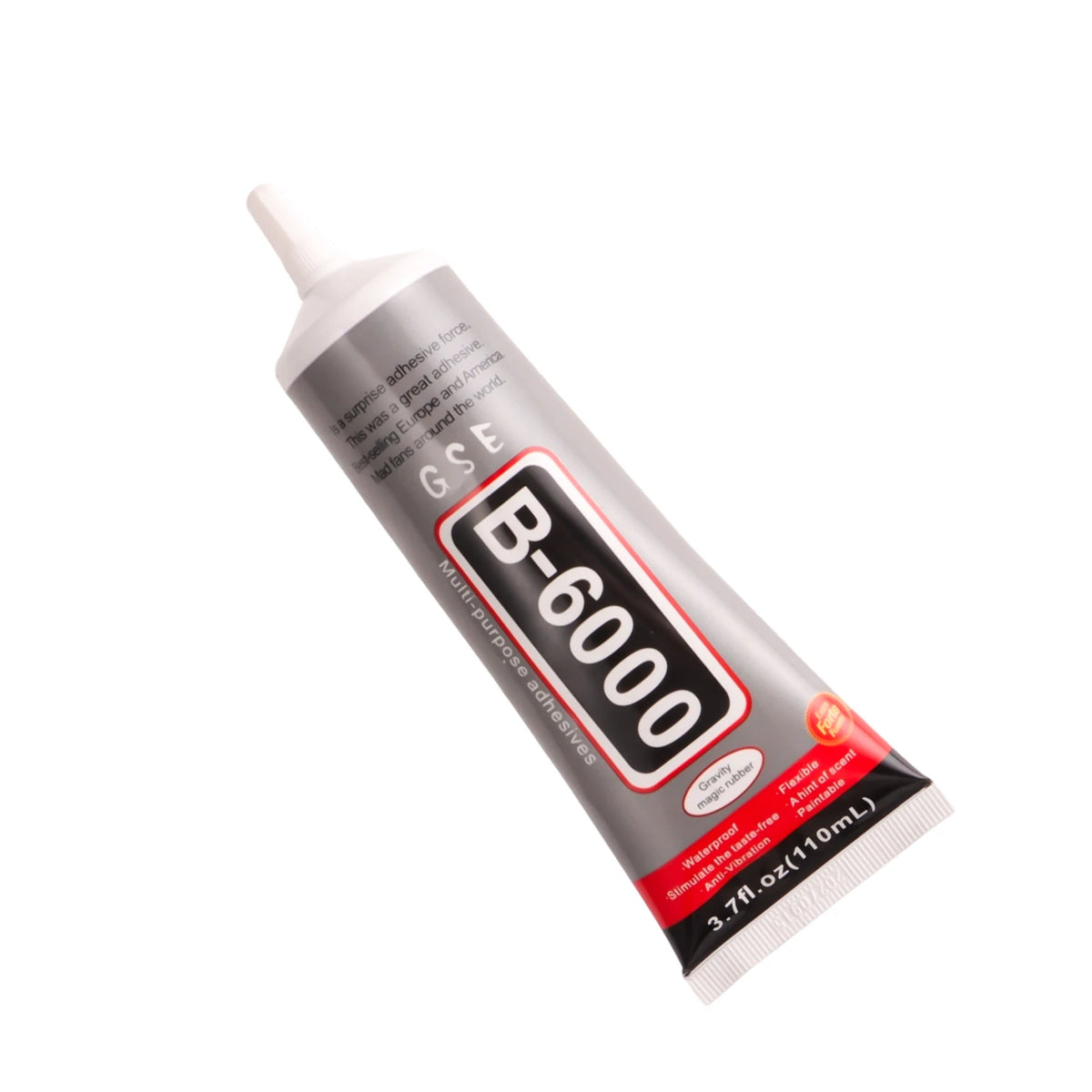 B6000 Clear Glue for Jewelry Making,Fabric,Tumblers,Rhinestones DIY Crafts,Nail Art,Makeup,Shoes,Cell Phones, Tablet,Wood
