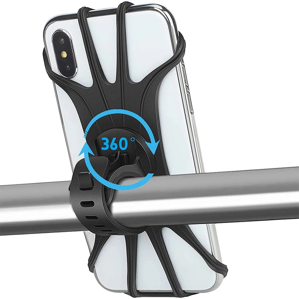 Bike Phone Holder Bicycle Mobile Cellphone Holder Motorcycle Suitable for Various Phone Models