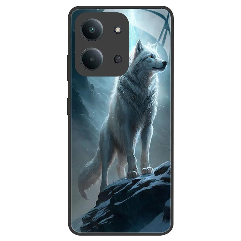 Fundas For Xiaomi Redmi 15C Case Redmi15C 4G 5G 171mm Tempered Glass Back Cover For Poco C85 Bumper Camera Lens Protection Coque