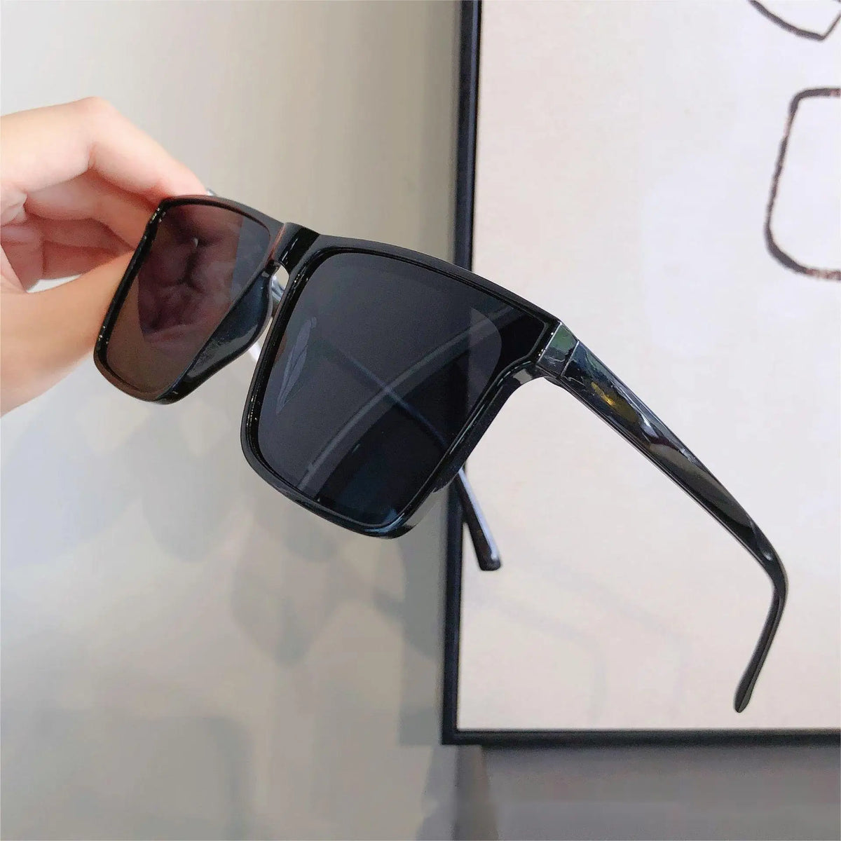 Polarized Square Unisex Sunglasses UV400 Protection Anti Glare Lightweight Driving Fishing Cycling Outdoor 2026 Trend Eyewear