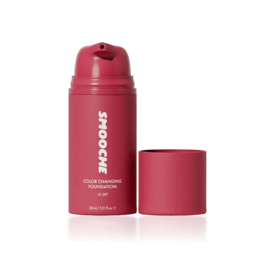 15ml Smooche Korean Color Changing Foundation For All Skin Types 15 SPF Cover Blemish Foundation Brand Original Face Base Makeup