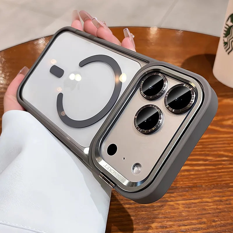 Camera Bracket for Magsafe Case for iPhone 17 18 Pro Max Wrist Strap Lens Film Cover for iPhone 16 15 14 18Pro 11 12 13 Pro Max