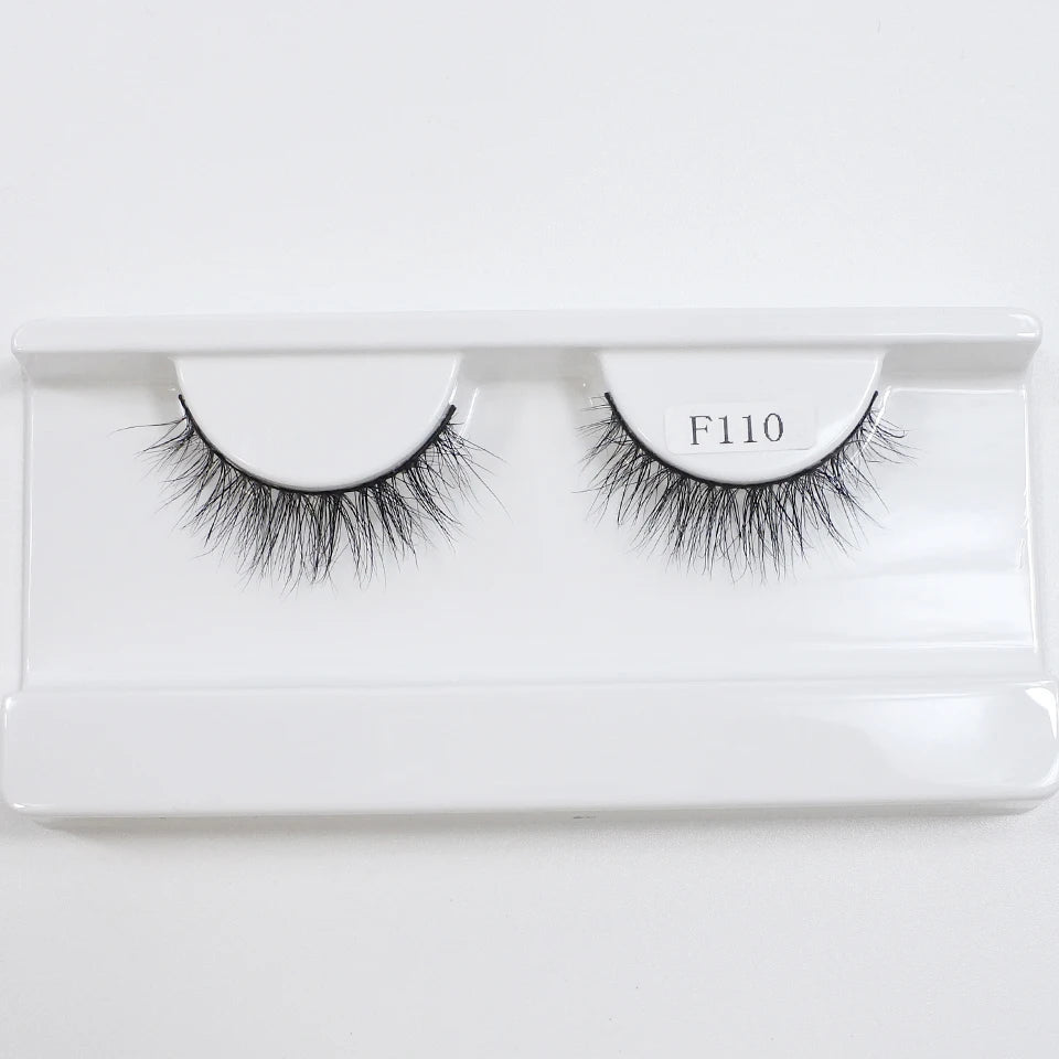 8mm-12mm Natural Mink Lashes New Arrival Short Wispy 3d Mink Eyelashes Wholesale Makeup & Beauty Cat Eye Lashes
