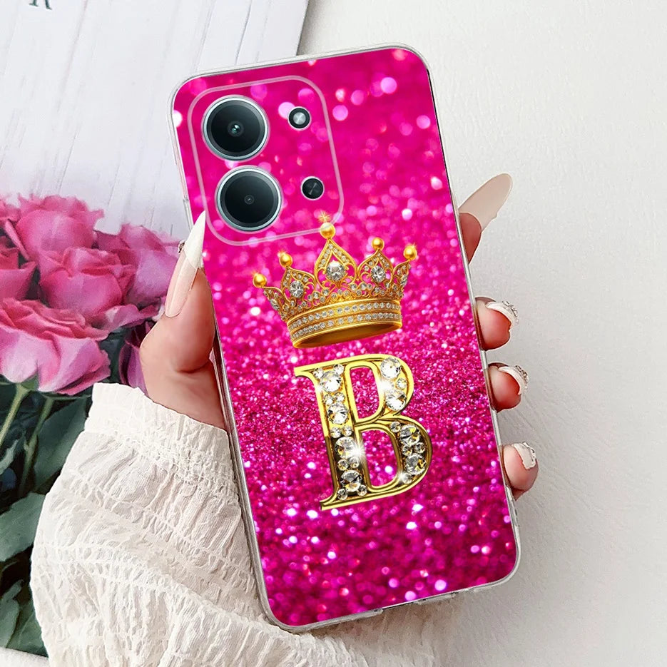 For Xiaomi Redmi 15C 4G Case New Luxury Letters Cover Soft Slim Phone Case For Xiaomi Poco C85 C 85 Redmi15C 4G Back Cover Coque