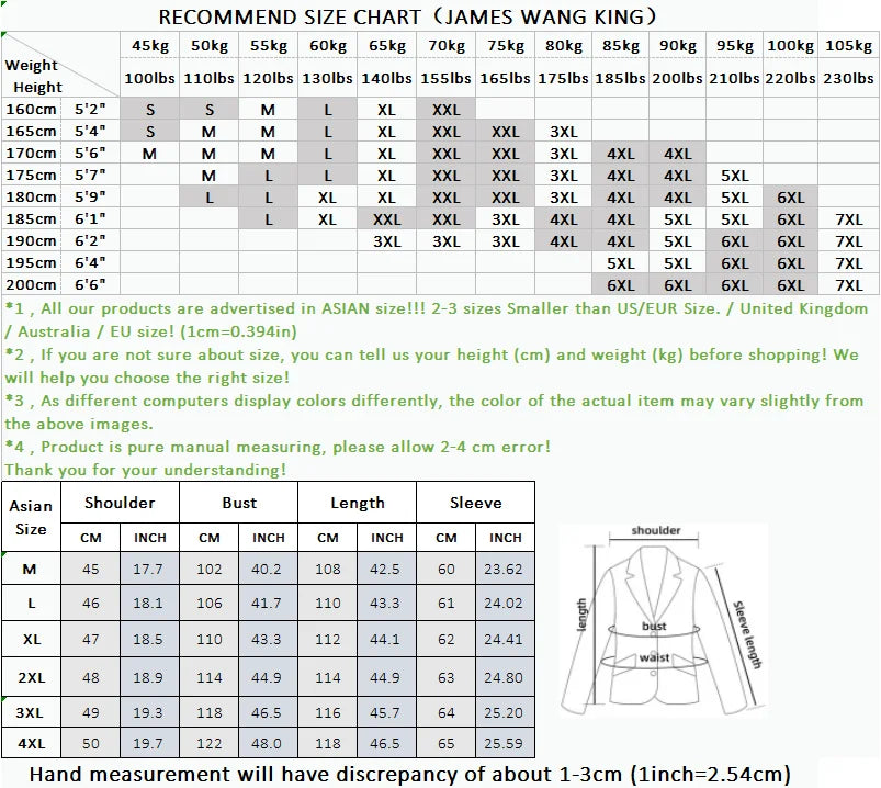Men's High-Quality Autumn Winter Wool Coat Long Fashion Trench Coat Over-the-Knee Thick Cotton M-4XL