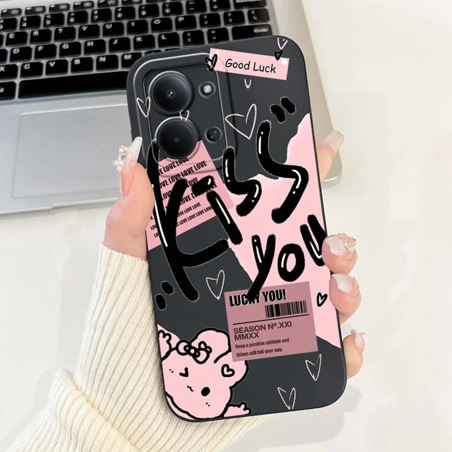For Xiaomi Redmi 15C 5G Case 15C 4G Europe Cartoons Painted Proective Cover Soft Silicone Phone Case For Redmi15C 15 C Fundas