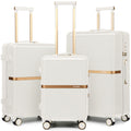 Joyway 3-Piece Luggage Set, Lightweight Suitcase with Cup Holder, TSA Lock and Spinner Wheels