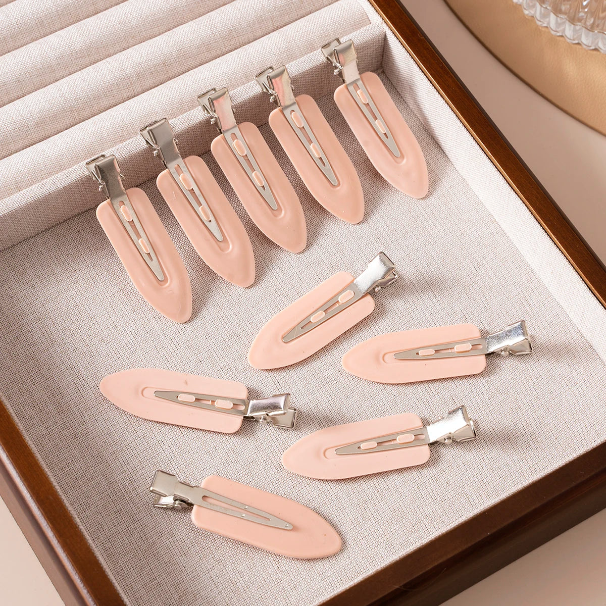 New 10Pcs/set No Bend Seamless Hair Clips Women Side Bangs Barrette Makeup Washing Face Accessories Girls Styling Hairpins