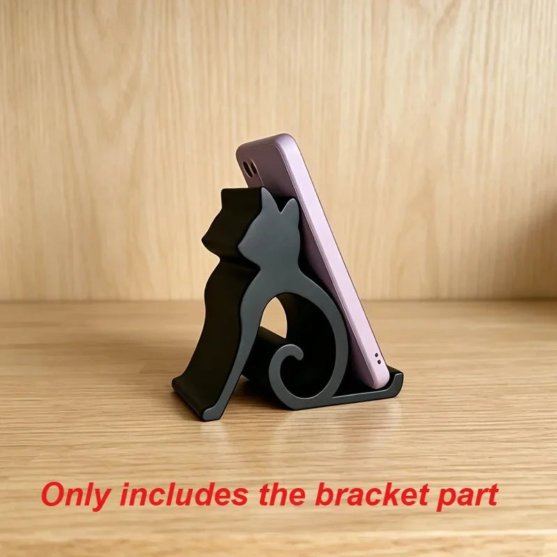 1 PCS Cat Shaped Phone Holder, Suitable for Use on Beds, Offices, And Cars. Cute Cat Design, Fun Cat Shaped Phone Holder.