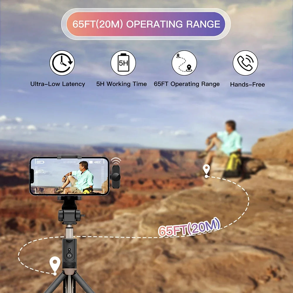 Wireless Lavalier Microphone Mini Audio Video Recording Mic for iPhone 15~17 Android Portable Live Broadcast Gaming