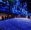 1.5MX1.5M 2x3M Garlands LED String Christmas Net Lights Fairy Xmas Party Outdoor Garden Wedding Decoration Home Curtain Decor