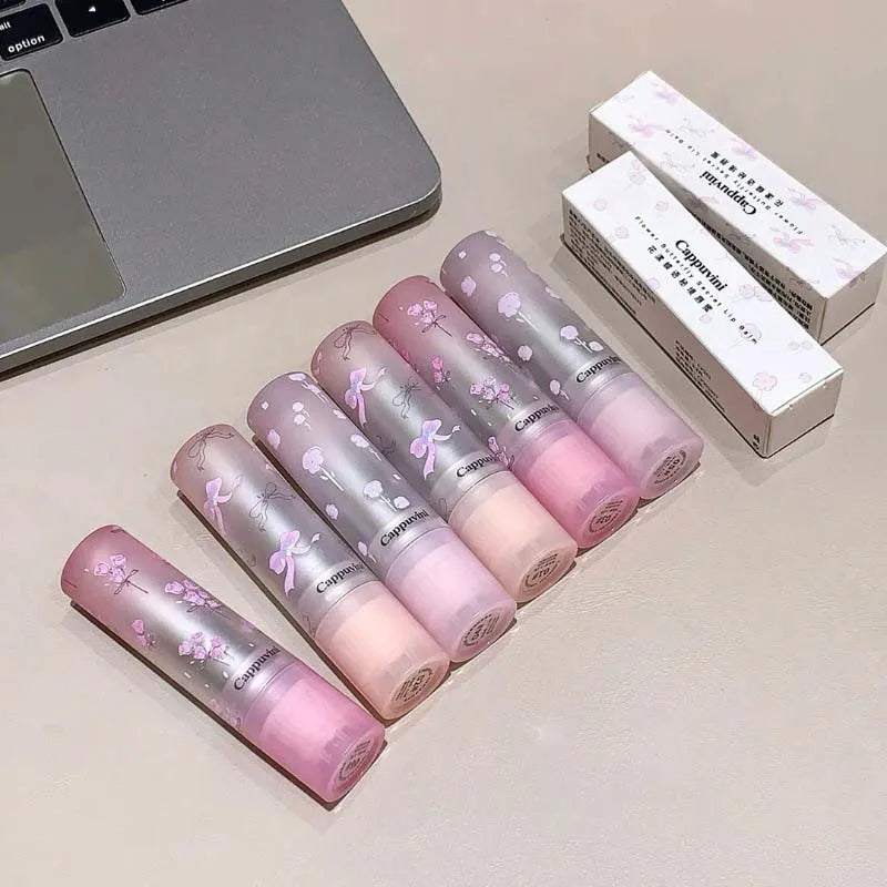 Mirror Glass Solid Lip Gloss Water Light Round Tube Lasting Moisturizing Lipstick Natural Nude Peach Tint Jelly Lip Glaze Makeup