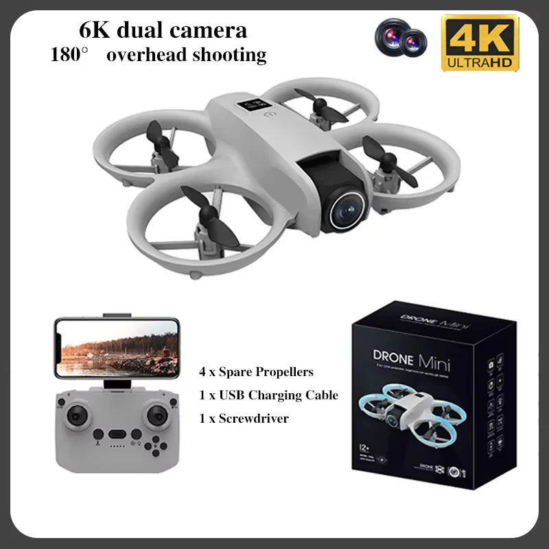 NEW GT3 Mini Drone 4K/8K Professional HD Camera Optical Flow Altitude Hold 5G WiFi FPV Safe Quadcopter Toy Gift For Kid Beginner