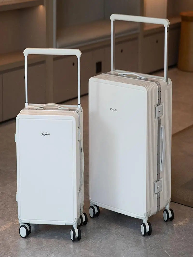 22 Inch Aluminum Frame Luggage Carry-On Bag Travel Suitcase Password Box Multi-Function Large Capacity Silent Universal Wheels