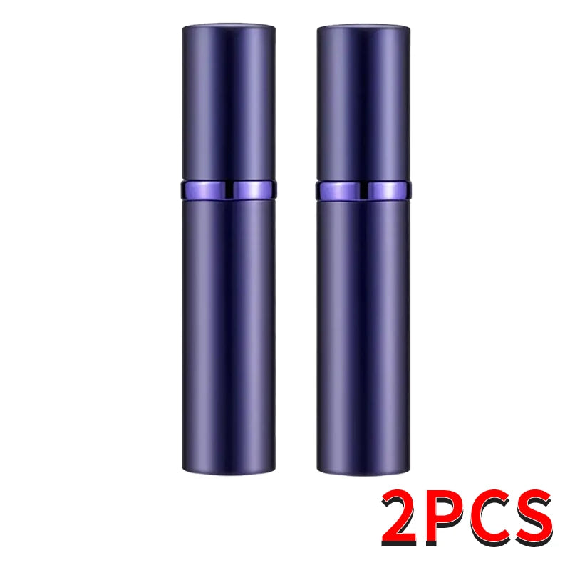 5ml Refillable Mini Perfume Spray Bottle ， Portable Aluminum Travel Container for Cosmetics & Liquid Sub-Bottling