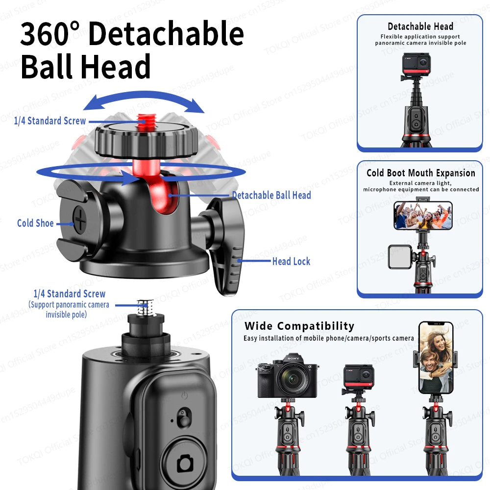 Flexible Selfie Stick Tripod Extension Pole with Wireless Bluetooth Remote Phone Holder for Smartphone Sport Camera Shooting