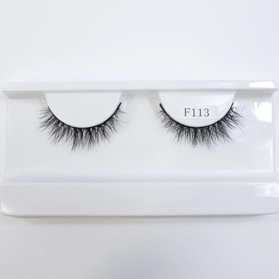8mm-12mm Natural Mink Lashes New Arrival Short Wispy 3d Mink Eyelashes Wholesale Makeup & Beauty Cat Eye Lashes