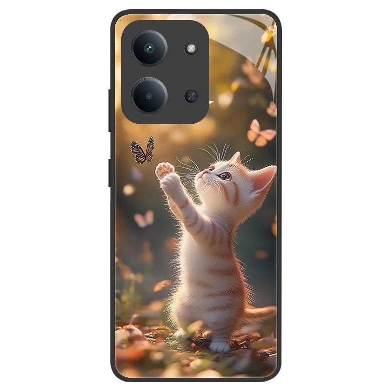 Fundas For Xiaomi Redmi 15C Case Redmi15C 4G 5G 171mm Tempered Glass Back Cover For Poco C85 Bumper Camera Lens Protection Coque
