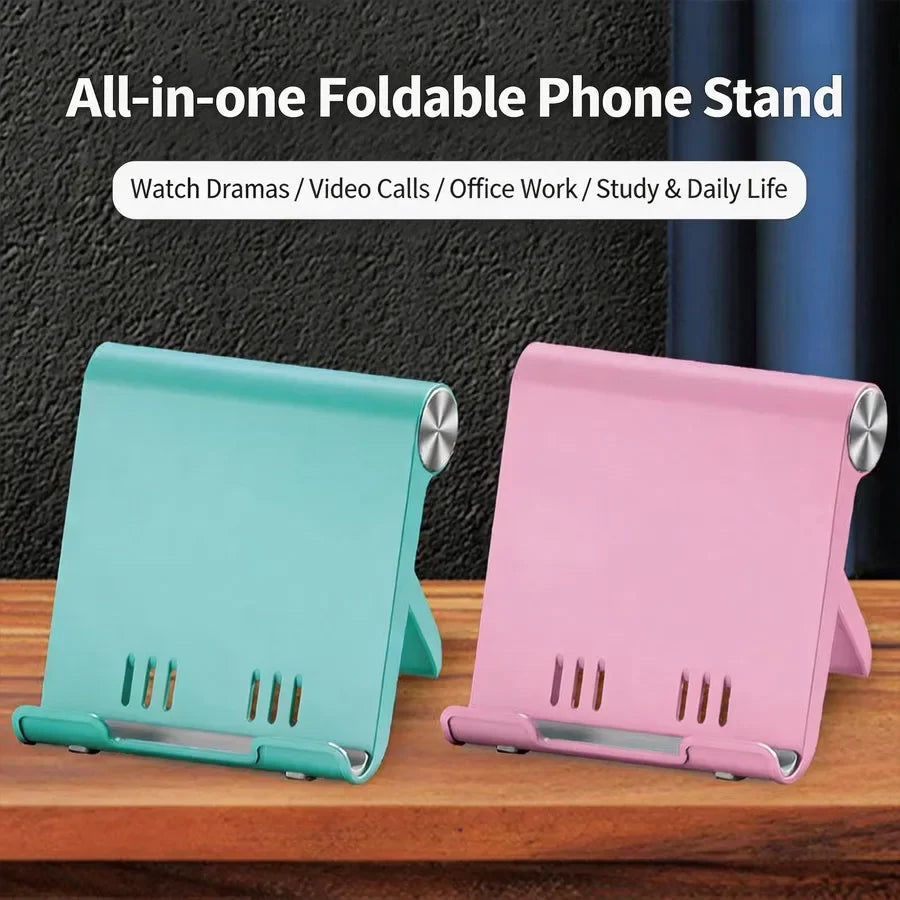 Holder Desktop Phone Stand Adjustable Phone Portable Foldable Desktop Phone Support Universal Cell Phone Stand For Differ Device