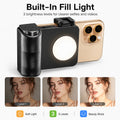 2025 New Bluetooth Phone Camera Grip Selfie Stick with Fill Light, Handheld Tripod Stand for Smartphone, Adjustable Zoom Remote