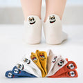 5 Pairs /pack Kids Socks Funny Teenagers Dinosaur Happy Cotton Socks Boys Kid Sock Mesh Girl Candy Bow Toddler Crew Socks